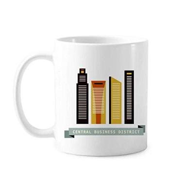 Imagem de Caneca de cerâmica distrito comercial de Singapura Central de cerâmica xícara de café e porcelana