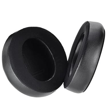 Imagem de MOOKEENONE L+R Capa de almofada de couro macio para fones de ouvido Alienware AW310H AW510H