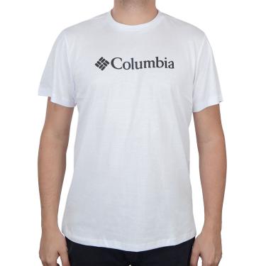 Imagem de Camiseta Masculina Columbia Basic Logo Branco - 320365