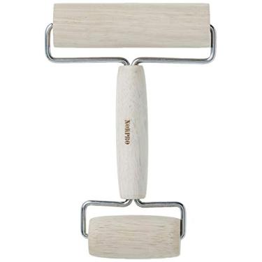Imagem de Rolo para massa Norpro, madeira, 10 cm