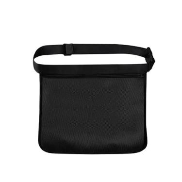Imagem de Amagogo Suporte preto para faixa de bola de tênis, pochete de golfe, bolsa de cintura durável, acessório de retenção, bolsa de armazenamento de malha para, l