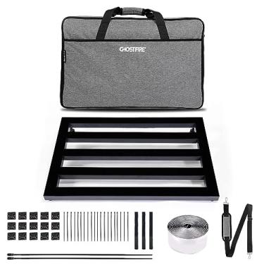 Imagem de Placa pedaleira de guitarra Ghost Fire com efeito super leve de liga de alumínio com bolsa de transporte, SPL-06 (60 x 40 cm)