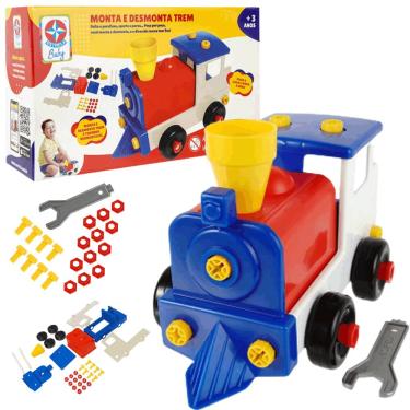 Imagem de Brinquedo Infantil Monta e Desmonta Trenzinho Baby Estrela