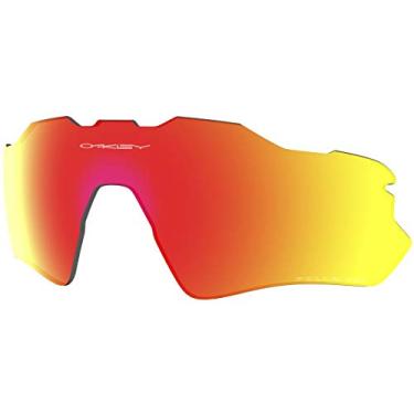 Imagem de Oakley Lentes retangulares de reposição para óculos de sol Radar Ev Path, Prizm Ruby polarizado, 38 mm