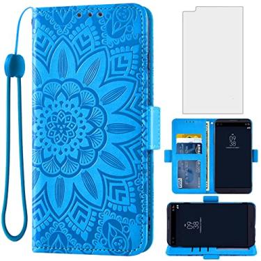 Imagem de Asuwish Capa de telefone para LG V10 com protetor de tela de vidro temperado e carteira de couro floral capa flip suporte para cartão de crédito acessórios de celular LGV10 LG10 V 10 ThinQ meninos