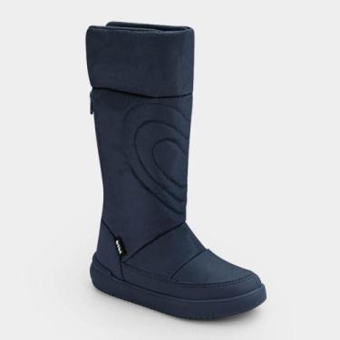 Imagem de Bota Infantil Cano Longo Bibi Urban Kids Drop Azul - Calçados Bibi