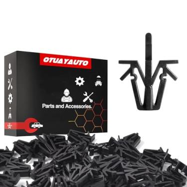 Imagem de OTUAYAUTO Retentor de clipes de grade de 30 peças - Comprimento 17 mm Painel de acabamento interno Substituição do prendedor da grade para Toyota 4Runner 89-02, Pickup 89-95, RAV4 01-05, Tacoma 95-04,