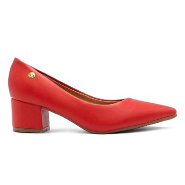 Imagem de Scarpin Vizzano Feminino Salto Bloco Bico Fino 1220.315