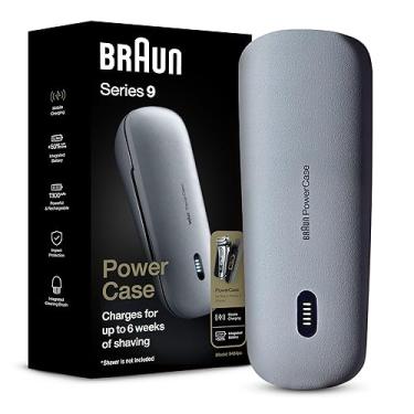 Imagem de Braun Powercase, compatível com barbeadores elétricos Braun Series 8 e 9, carrega por até 6 semanas