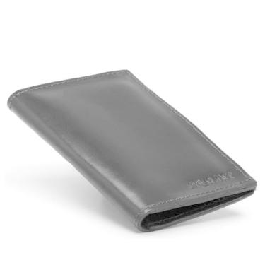 Imagem de Carteira Masculina Couro Ultrafina Porta Documentos Multifuncional Porta Cartão Dinheiro