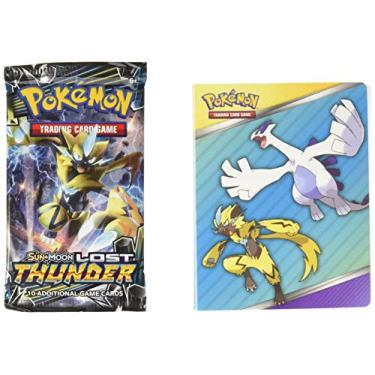 Imagem de Pokemon TCG: Sun & Moon Lost Thunder Mini Binder + Booster Pack Bundle