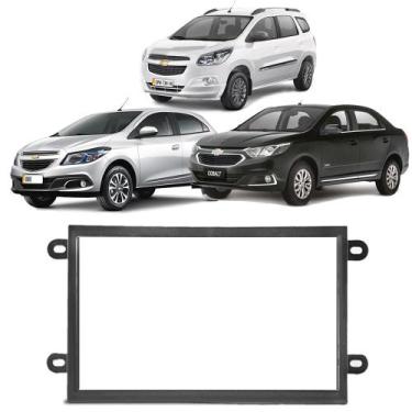 Imagem de  Moldura Painel Onix 2013 2014 2018 2019 p/ Central Multimidia 7 Poleg