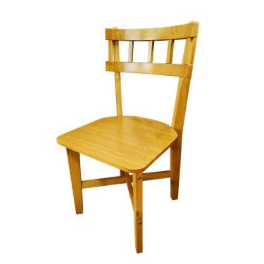 Imagem de Cadeira de Jantar Madeira Maciça Cozinha Encosto Anatômico - D'Elfos D