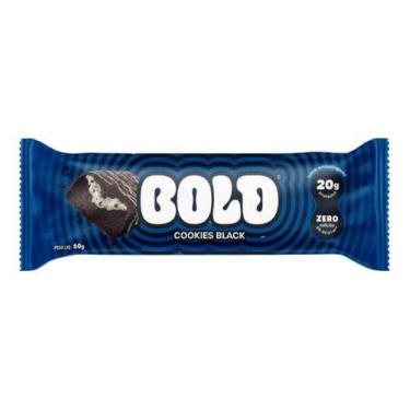 Imagem de Barra 20g De Proteína Bold Cookies Black 60g Sem Açúcar