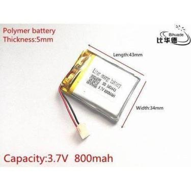 Imagem de Bateria 2 Fios Gps 4,3 Polegadas 503443-800-2 - bgb