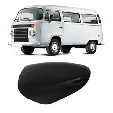 Imagem de Tampa Retrovisor Volkswagen Kombi 98 a 2014 Esquerdo Preto - Blawer