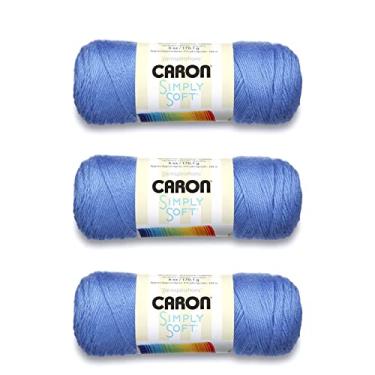 Imagem de Caron Simply Soft Yarn, Berry Blue Brites 3 unidades