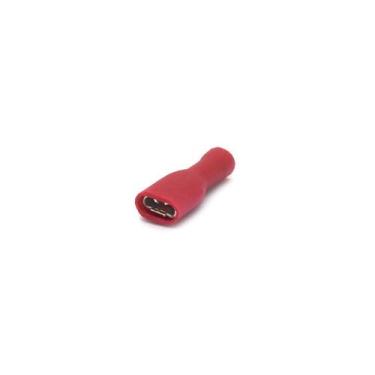 Imagem de Terminal Faston Fêmea Totalmente Isolado em PVC 22-16 AWG 0.25 a 1mm² 