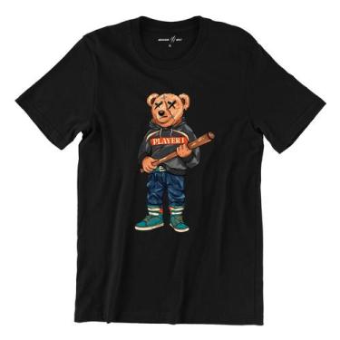 Imagem de Camiseta T-shirt Gola Redonda Unissex Algodão Urso Teddy Tech - Genuin