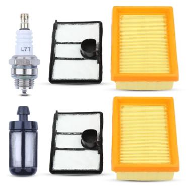 Imagem de Atunee Filtro de ar 4224 141 0300 para serras de corte Cutquik Stihl TS700 TS800 com pré-filtro 4224 140 1801 -2 peças