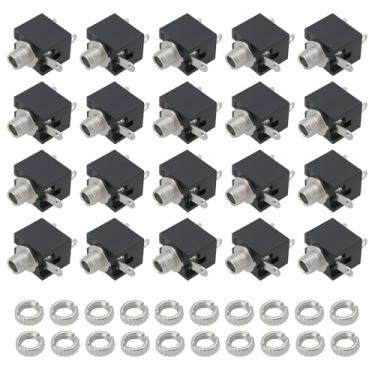 Imagem de The Lord of the Tools 20 peças 3 terminais 2,5 mm DC Mono Miniatura Tomada Tomada de Áudio Feminino Mono Fone de Ouvido Soquete para MP3 MP4 Players CD Players