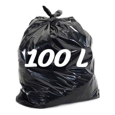 Imagem de Saco De Lixo Reforçado 100 Litros - 100 Unidades - Premium - HIGIPACK