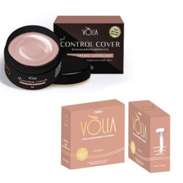 Imagem de Gel Control Cover 24g + Fibra 4m Volia Profissional - vólia