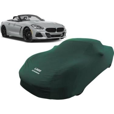 Imagem de Capa Para Cobrir Carro Bmw Z4 Tecido Macio Helanca Lycra - Mz, Verde