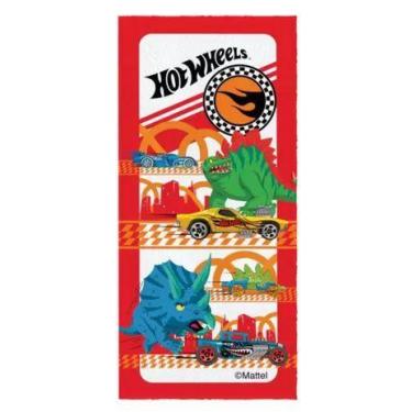 Imagem de Toalha banho Felpuda Estampada Hot Wheels  60cmx1,20m - Lepper
