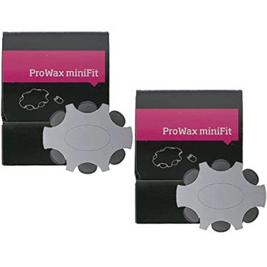 Imagem de Filtros de proteção de cera para aparelho auditivo MiniFit ProWax Acessório de substituição serve para a maioria dos aparelhos auditivos Oticon (2 unidades)