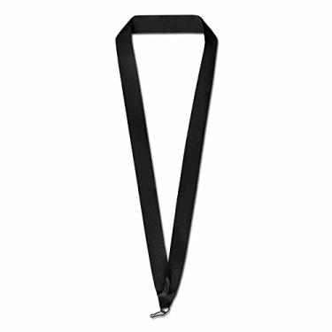 Imagem de PinMart Fita de pescoço sólida ou multicolorida - Porta-prêmios para medalhas e medalhões - Cordão de fita colorido em branco com clipe - Pacote com 10