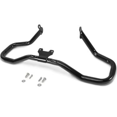 Imagem de kekykm Protetor de Motor de Motocicleta Picado Crash Bar Fit Harley Davidson Touring Street Glide Road King Electra Glide Cvo 2014-Later 1-1/4" Pro Highway Crash Bar Preto Brilhante