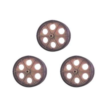 Imagem de Kit C/3 - Roda Para Carrinho Feira Pc - KAORI