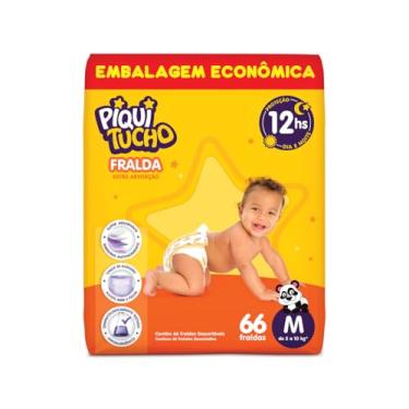 Imagem de FRALDA DESCARTAVEL INFANTIL PIQUITUCHO HIPER M 66 x 2