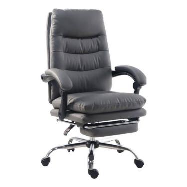 Imagem de Cadeira Escritorio Reclinavel Apoio De Pes Confort Ate 120kg