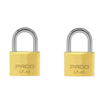 Imagem de Kit 2 Unidades Cadeado Latão 45mm Pado Secredos Diferentes, Cadeado La