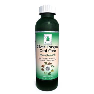 Imagem de Enxaguante bucal Silver Tongue Oral Care Coloidal Silver 120mL