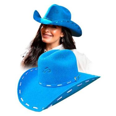Imagem de Chapéu Pralana Arizona Trend Ana Castela Rodeio Boiadeira, M, Turquesa