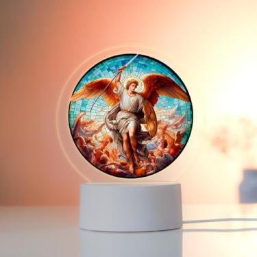 Imagem de Luminária colorida Led UV - São Miguel Arcanjo