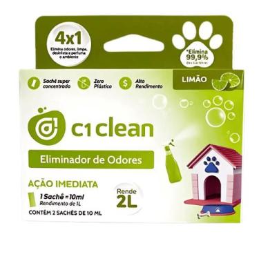 Imagem de C1 Clean Eliminador de Odores Sustentável 4em1 para Pets