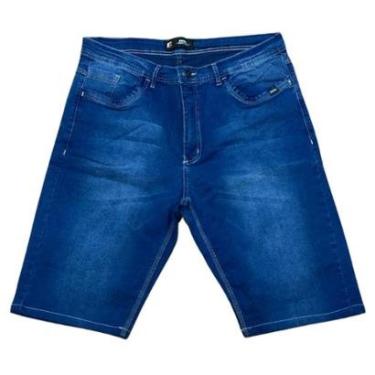 Imagem de Bermuda Jeans Masculina Fatal Plus Size Azul 28759-Masculino