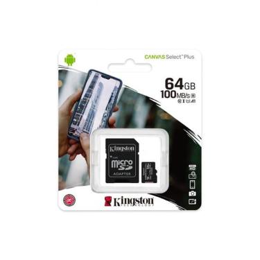 Imagem de Cartao Microsd 64gb Kingston 100mbs Sdcs2-64gb