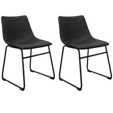 Imagem de Conjunto 2 Cadeiras Para Sala De Jantar Bruna Preto