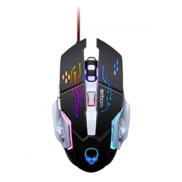 Imagem de Mouse Gamer RGB MS-G280, 4800 DPI, 6 Botões Programáveis, Base de Metal, Cabo em Nylon de 150cm