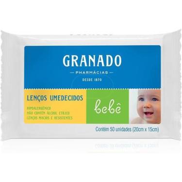 Imagem de Lencos Umedecidos Bebe Tradicional, Granado, 50