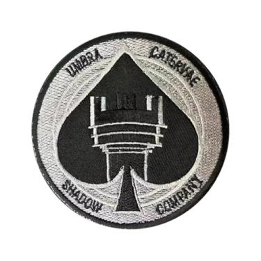 Imagem de 1 Patch de Umbra Call of Duty Shadow Company, 8 cm Bordado de Gancho e Laço, Patch Tático Militar para Roupas, Mochilas, Uniforme, Apoio Veterano