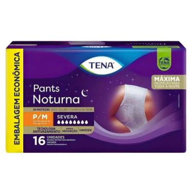 Imagem de Fralda Geriátrica Calcinha Cueca Descartável Pants Noturna - P/M - Ten
