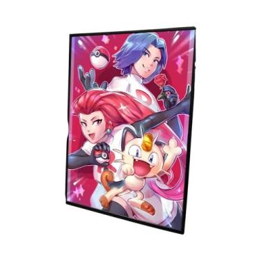 Imagem de P-Pokémon R-Rocket Team Vintage Posters Sticky Vintage Room Home Bar C