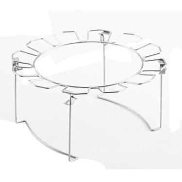 Imagem de predolo Suporte para baqueta de frango, suporte com bandeja de gotejamento, suporte vertical de 12 pernas, grande capacidade, ferramenta de cozinha ao ar