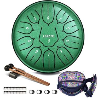 Imagem de Tambor de lingueta de aço LEKATO de 6 polegadas e 11 notas com bolsa v
